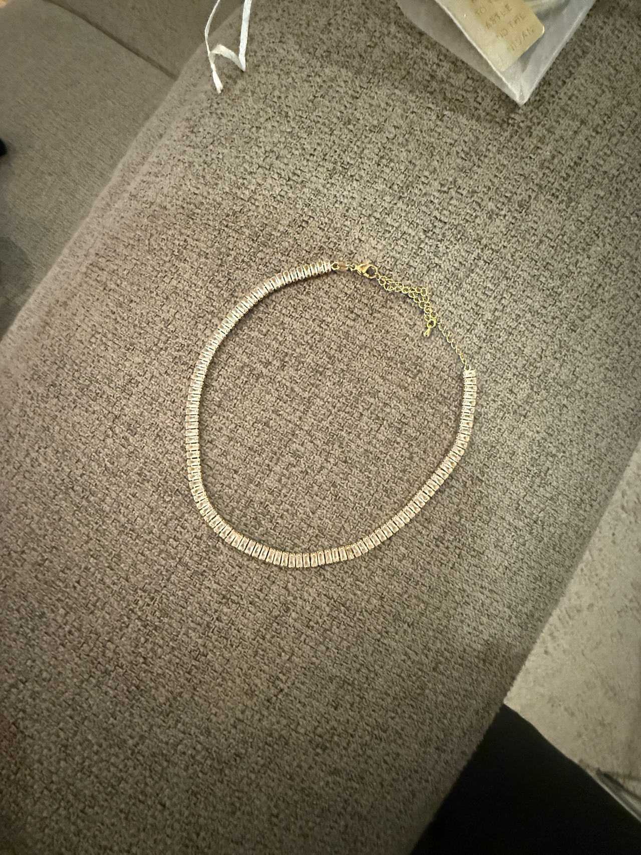 Gold Tennis Necklace