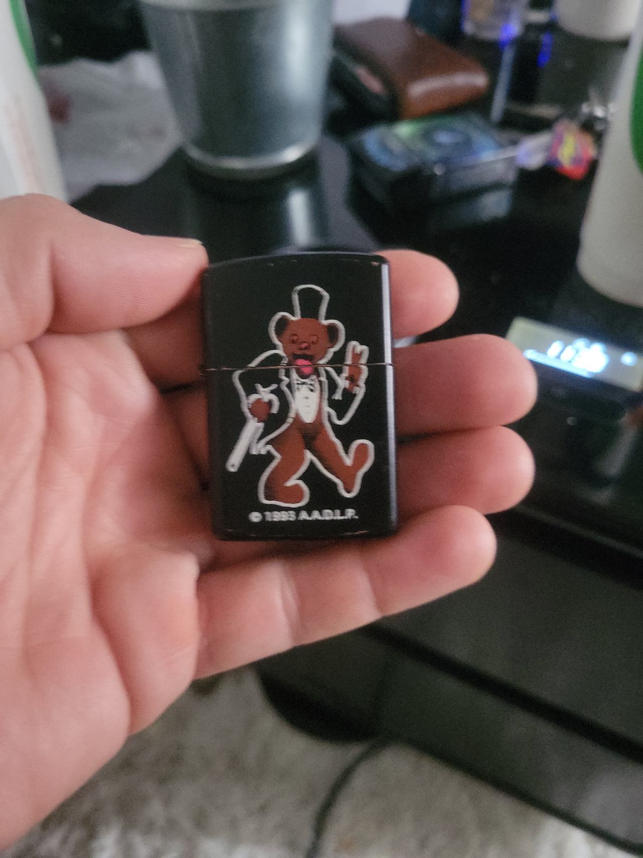 Zippo Grateful Dead Tuxedo Bear Lighter 1993