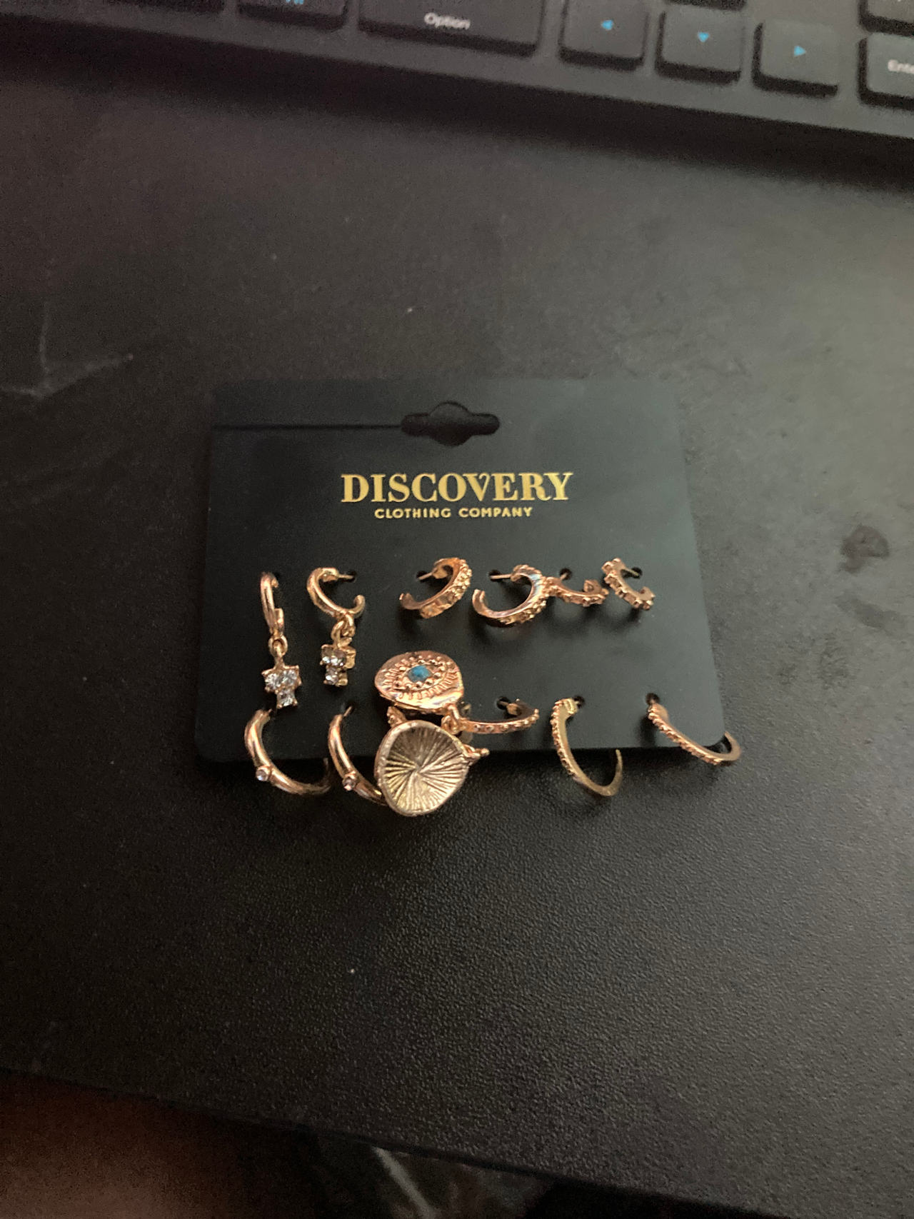 Discovery Clothing Company Gold Earring Set