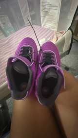 Nike LeBron 21 Field Purple Gold Kids - Image 4
