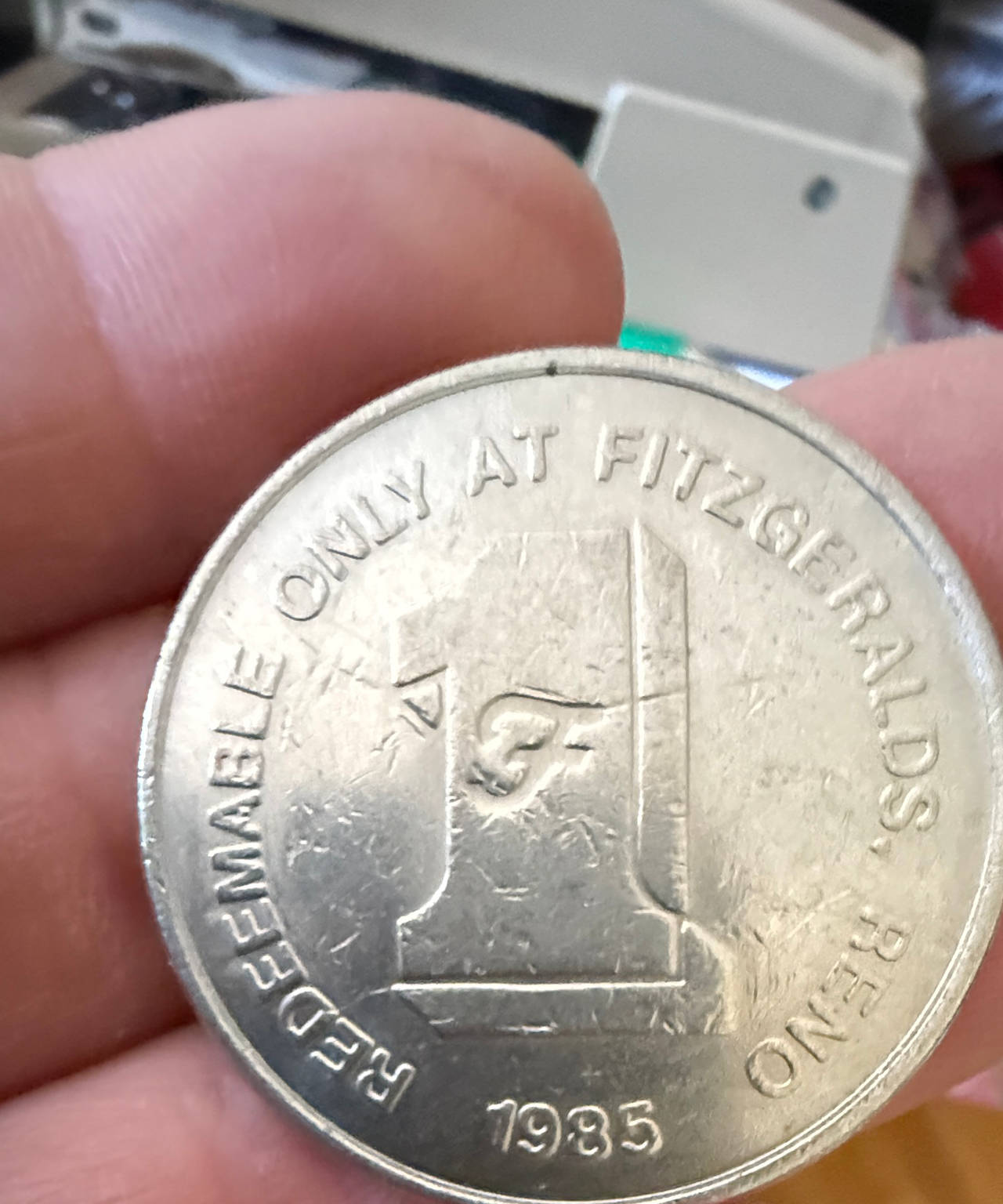 Fitzgeralds Reno $1 Slot Token 1985