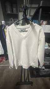Marc New York V Neck Long Sleeve Sweater Cream Size Small  - Image 2