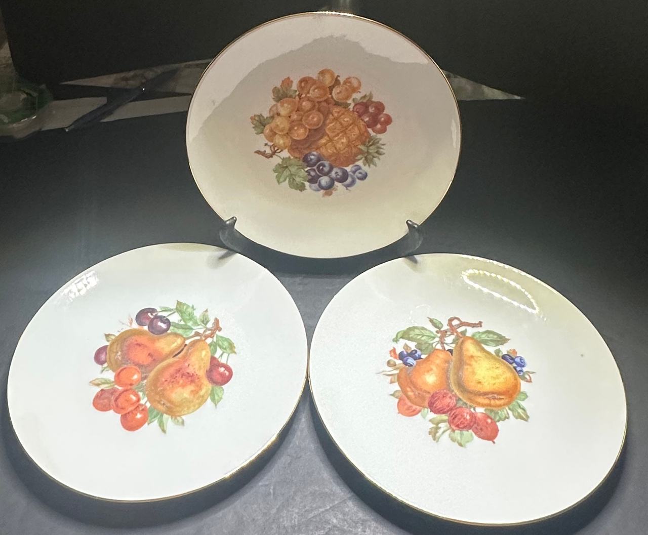 Sango Fruit Center China Plates