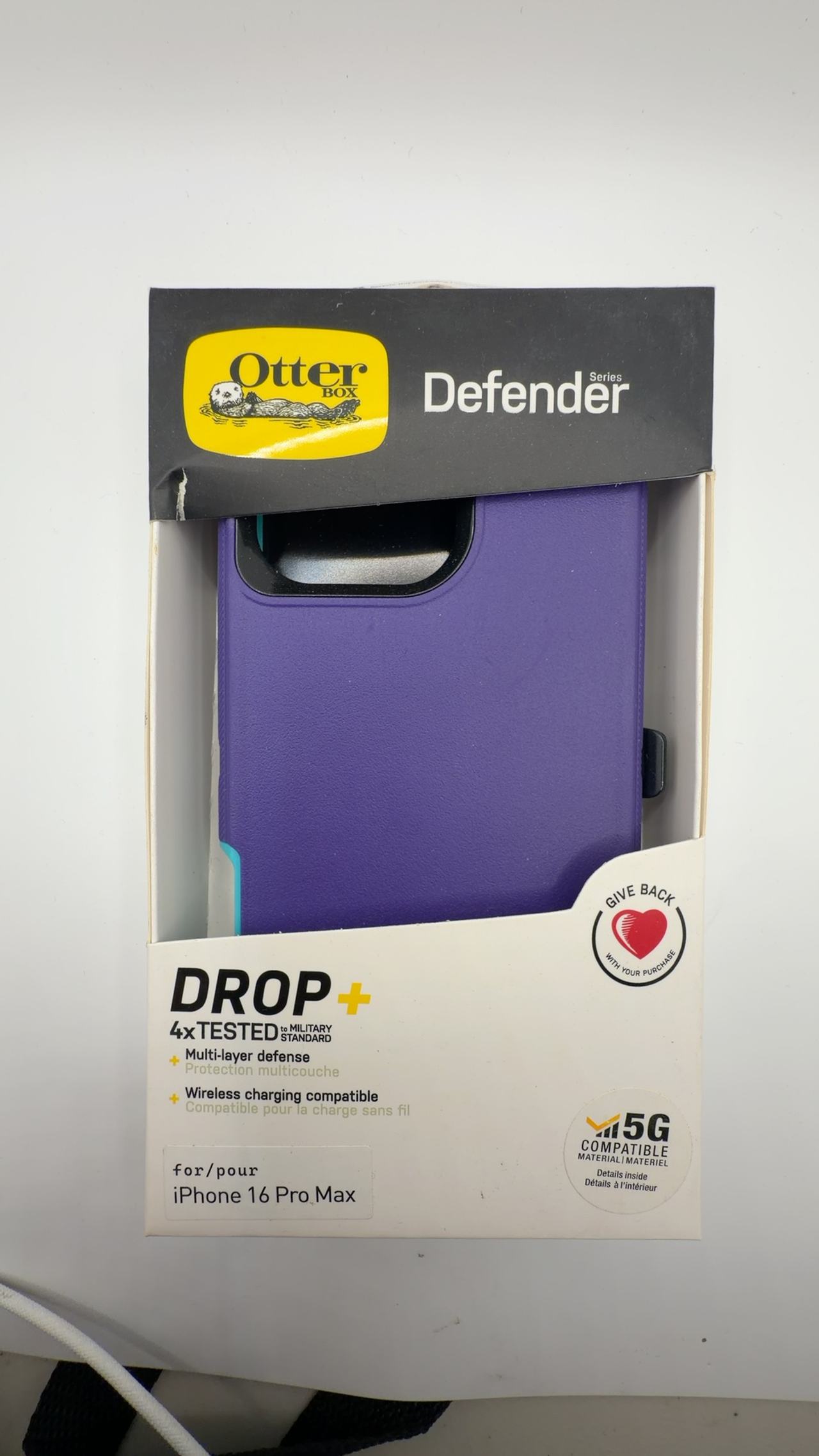 OtterBox Defender Case Purple for iPhone 16 Pro Max