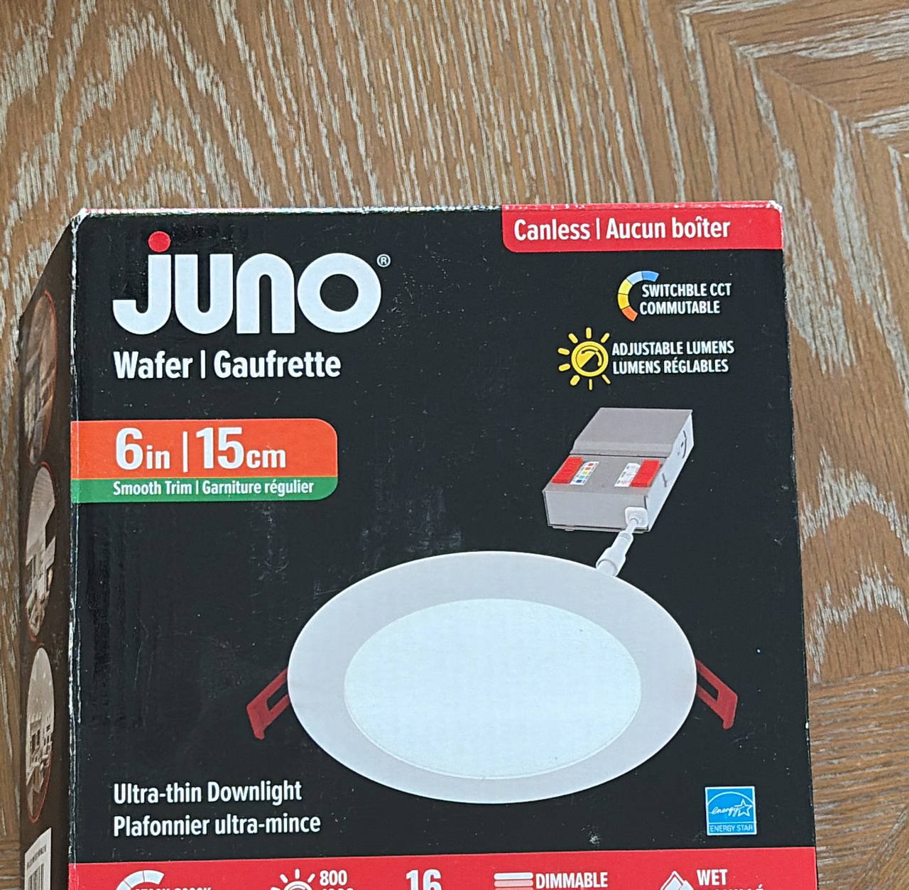 Juno Wafer 6in Canless LED Downlight
