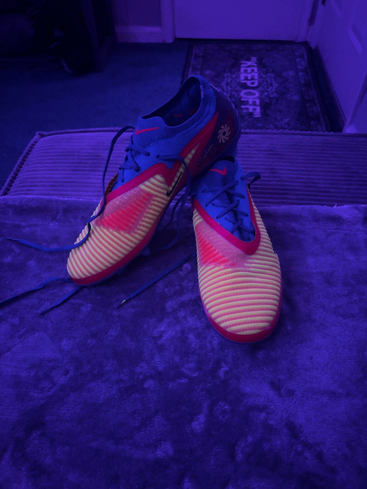 Nike Phantom GX Low Elite FG Erling Haaland Laser Orange/Blue Void Soccer Cleats