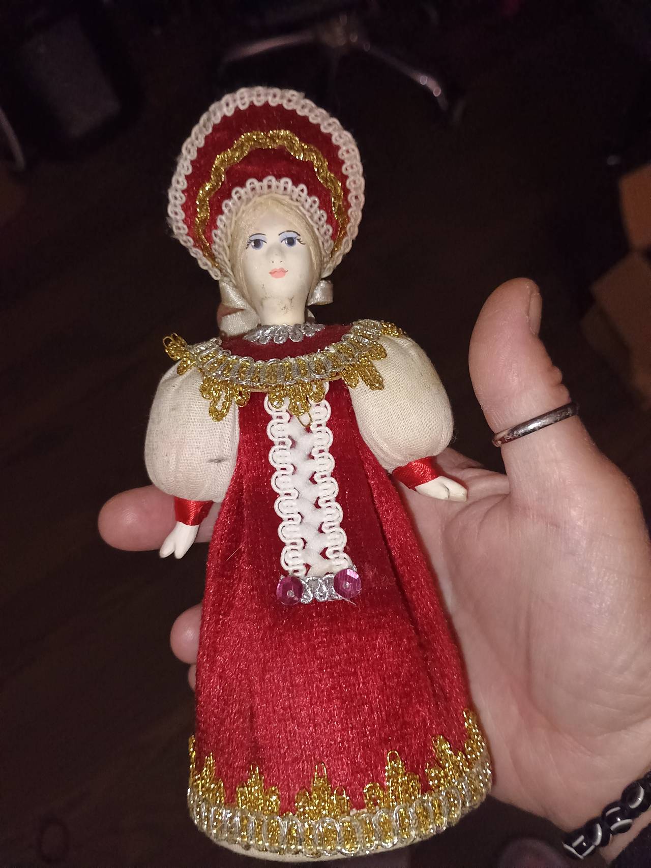 Russian Porcelain Folk Doll