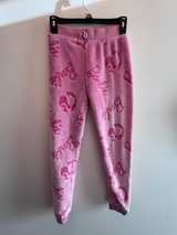 Barbie Girls Pink Plush Fleece Sweatshirt and Jogger Pants 2-Piece Set - Image 4