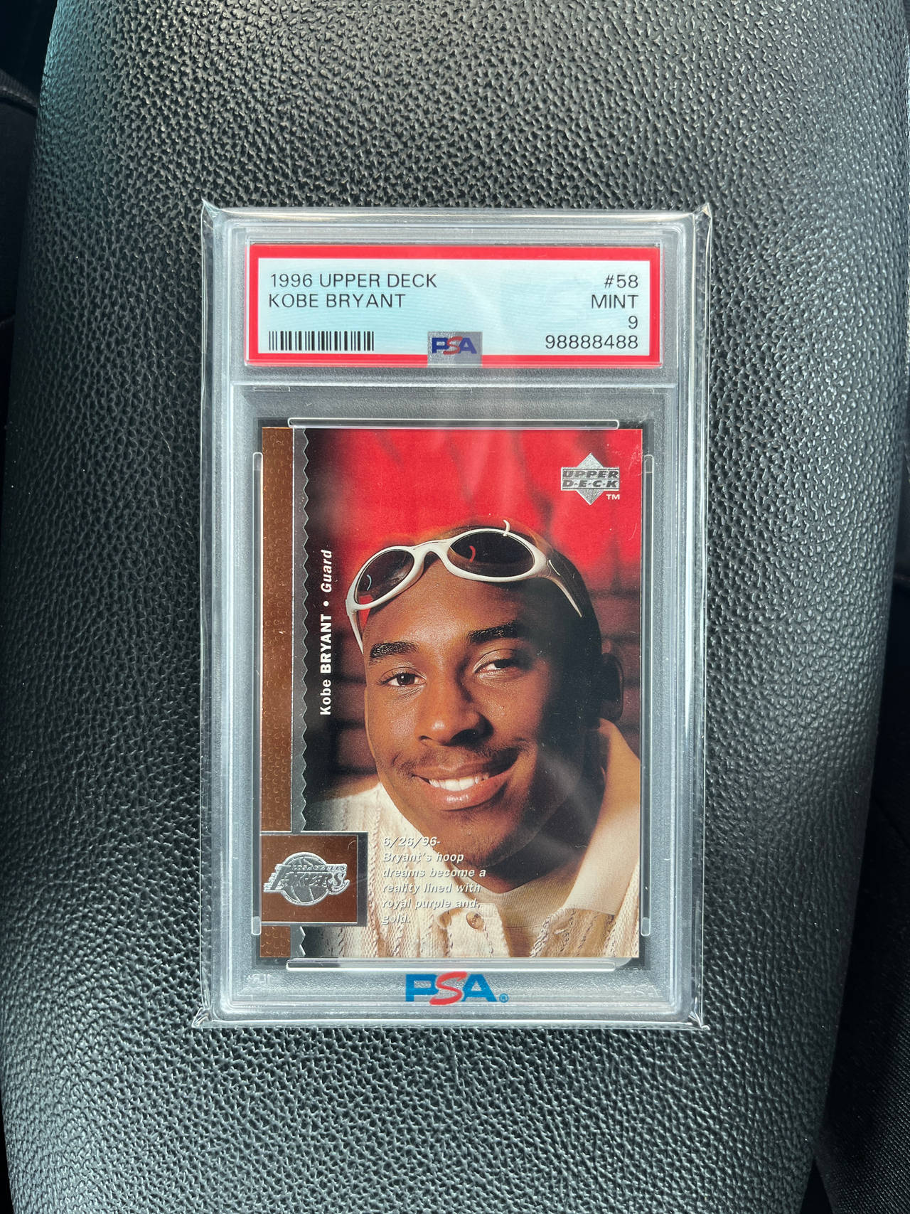 1996 Upper Deck Kobe Bryant RC