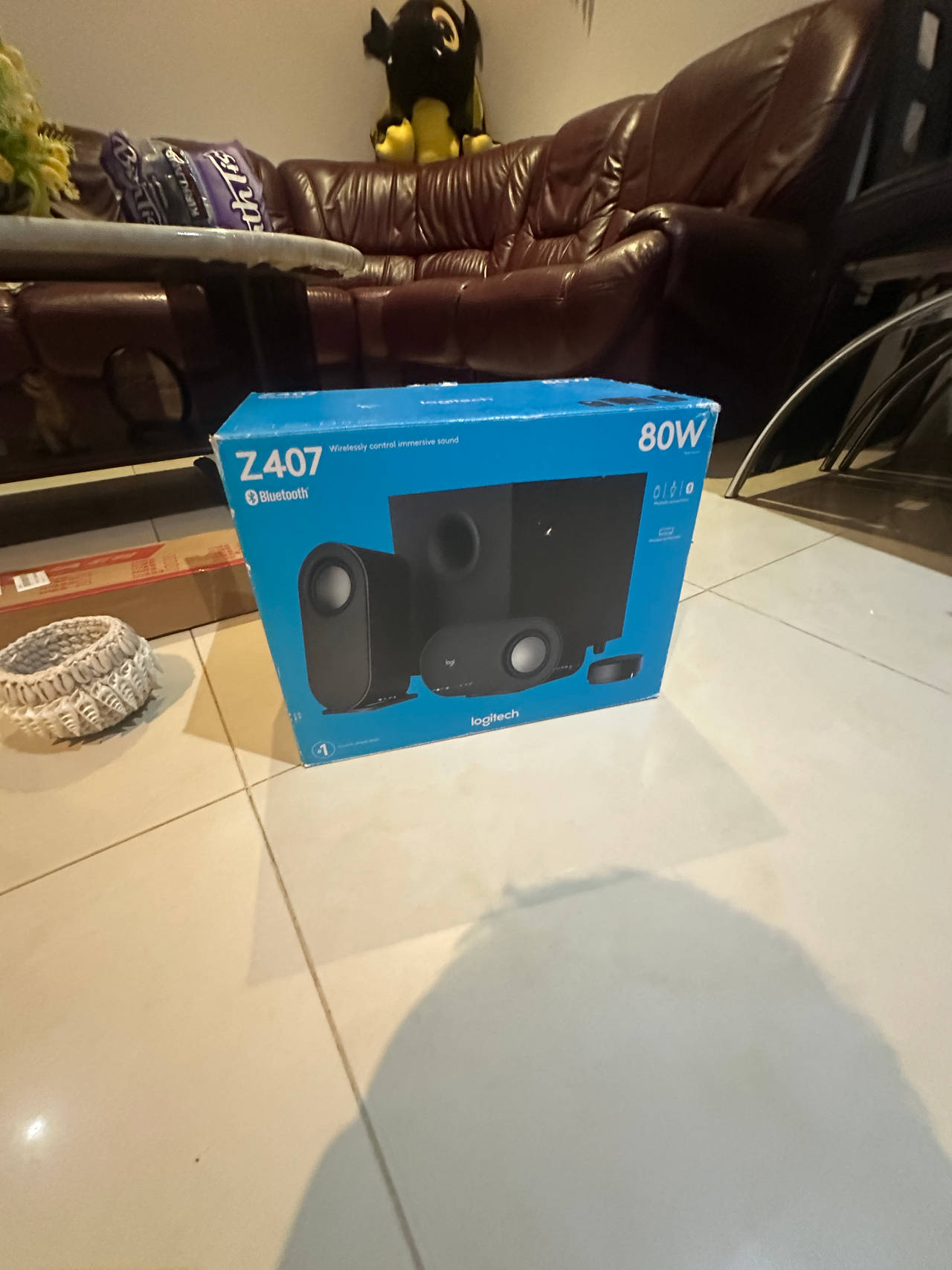 Logitech Z407 Bluetooth Computer Speakers with Subwoofer and Wireless Control