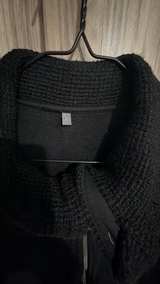 XL Black Sweaty Betty Women's Full-Zip Knit Cardigan Sweater - Image 3