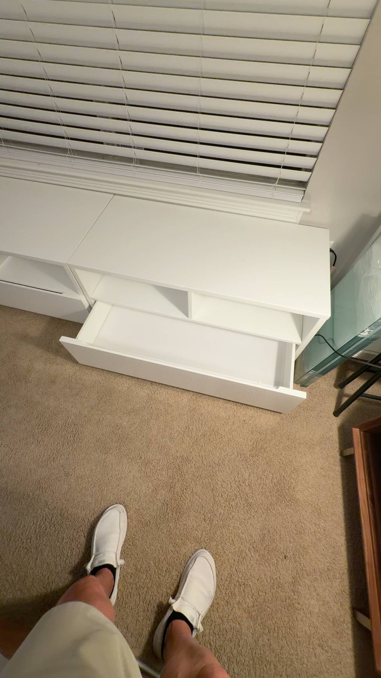 CB2 Chill High Gloss White Media Console