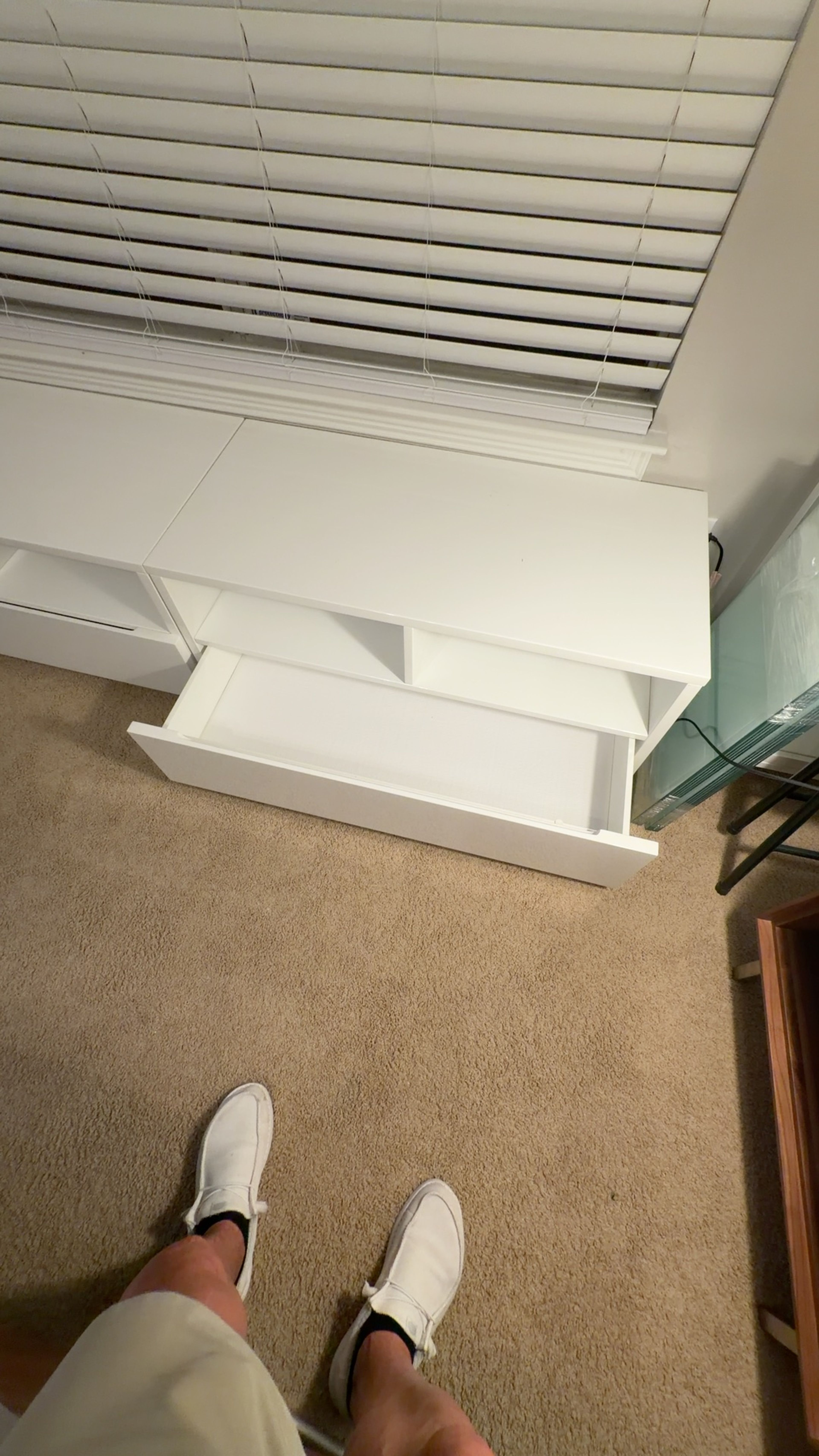 CB2 Chill High Gloss White Media Console