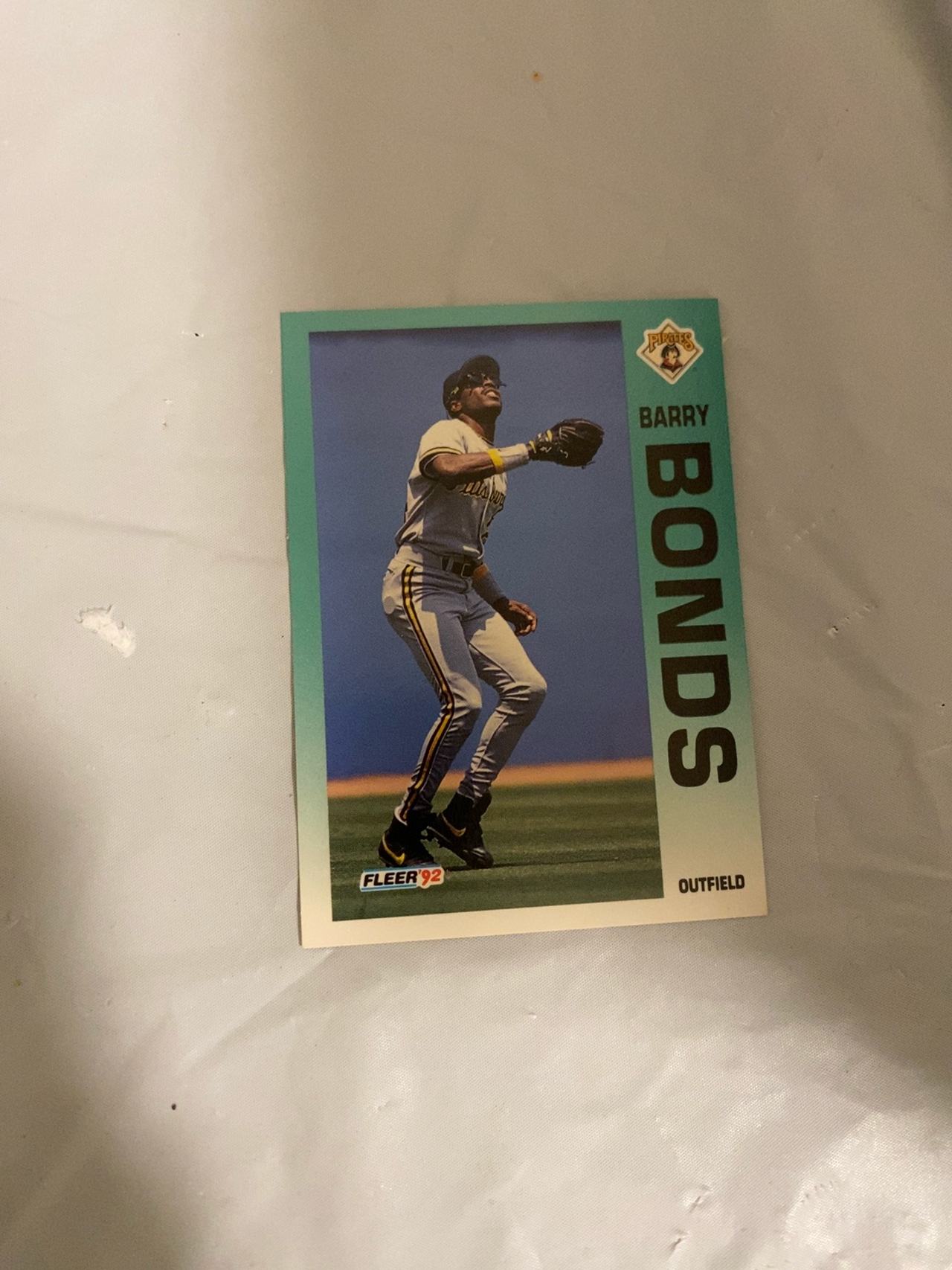 Fleer Barry Bonds 1992 #550 Baseball Card