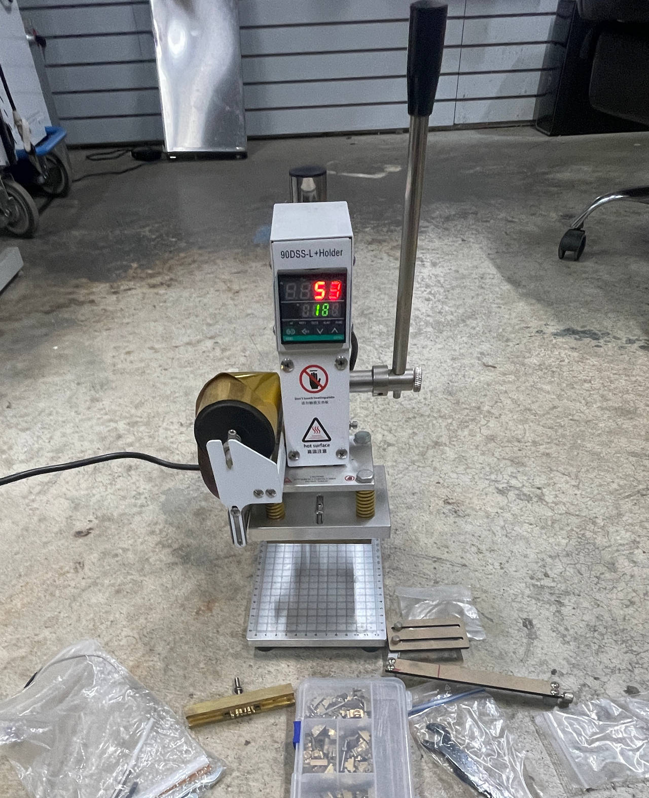 ZONESUN 90DSS-L Hot Foil Stamping Machine