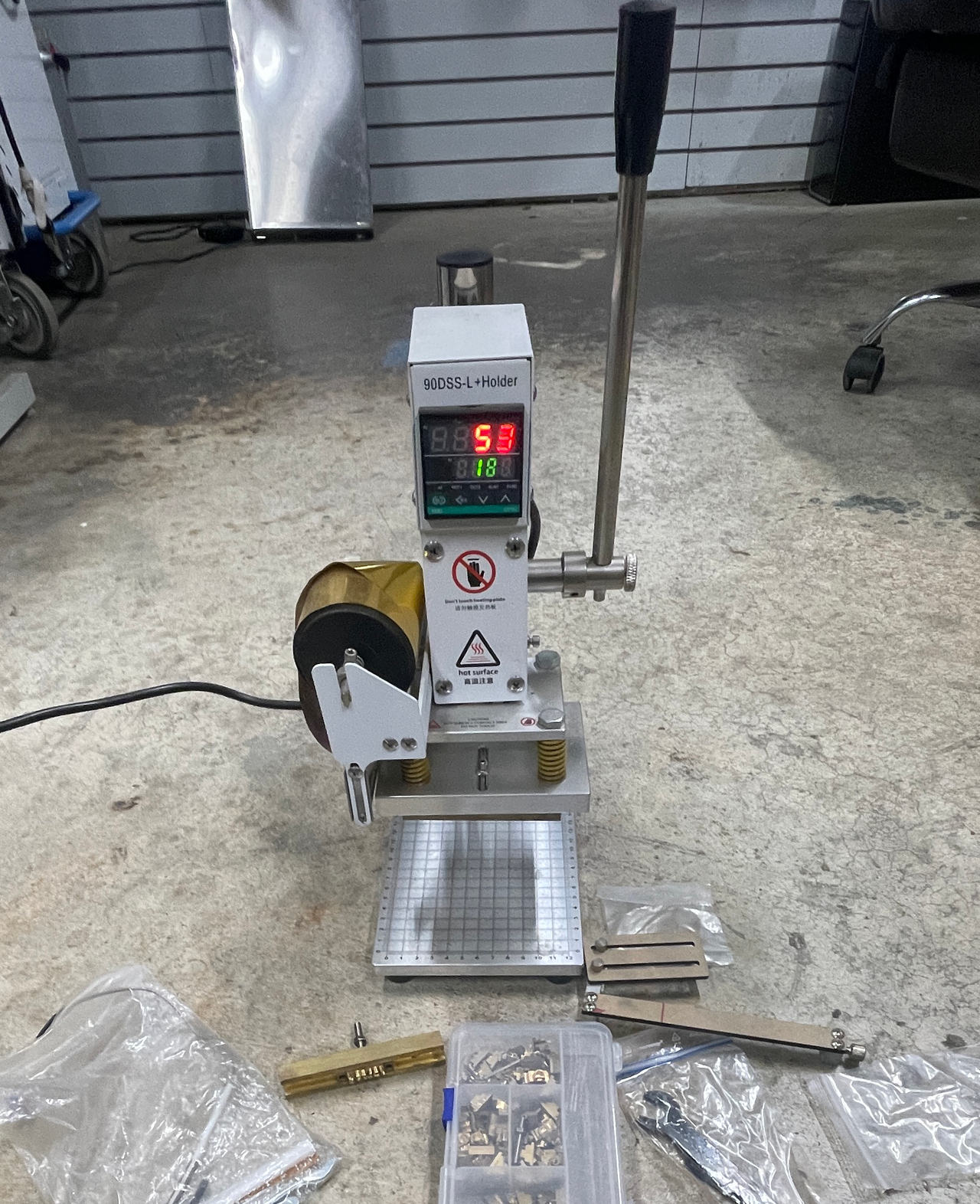 ZONESUN 90DSS-L Hot Foil Stamping Machine