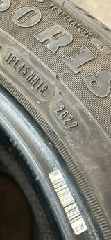 Used full set 225/60/18 Goodyear Assurance All-Season Tire - Image 5