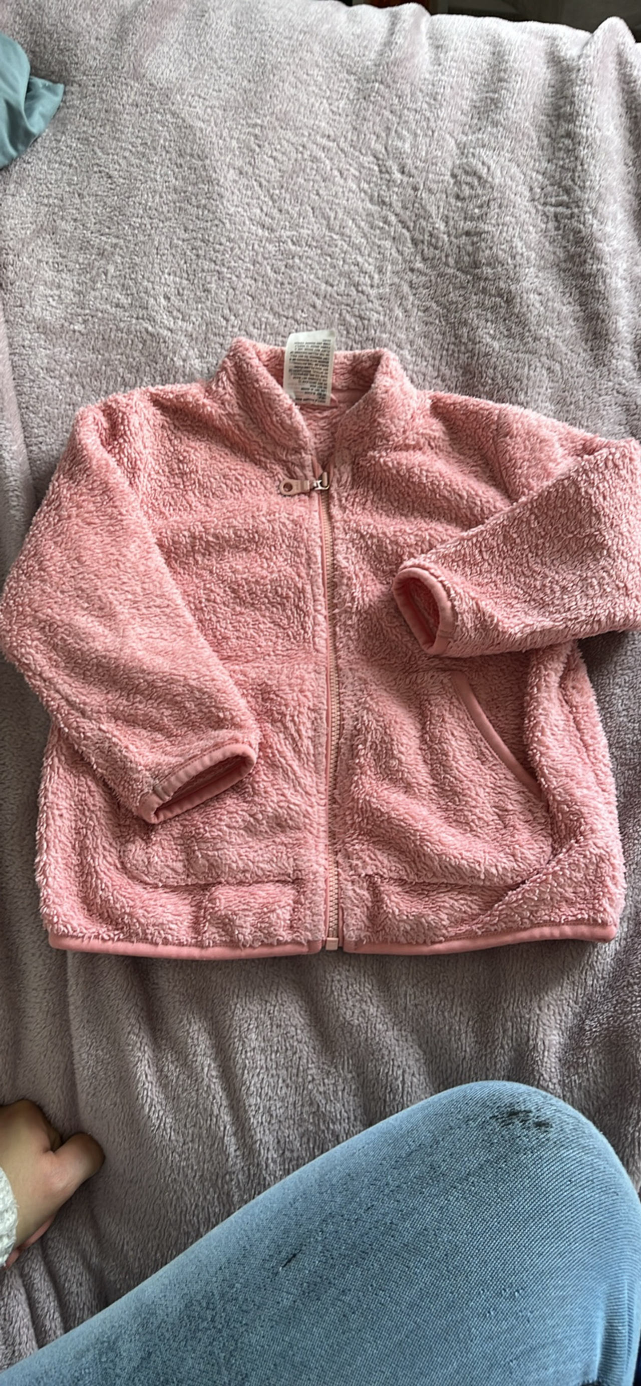 Kids Pink Fleece Jacket