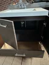 Glacier Bay Stancliff 30" Elm Ember Bathroom Vanity with White Marble Top - Image 4