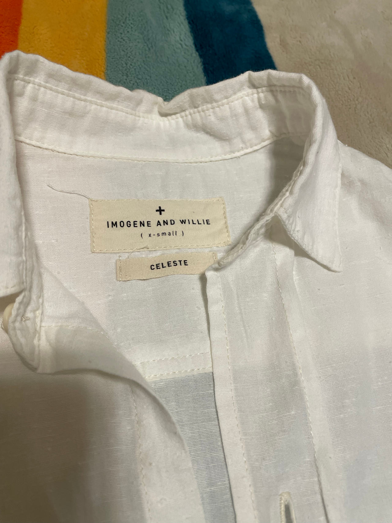 Imogene + Willie Celeste Linen Shirt White XS