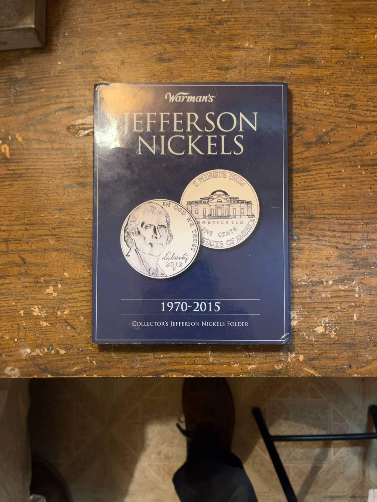 Warman's Jefferson Nickel Collector Folder 1970-2015