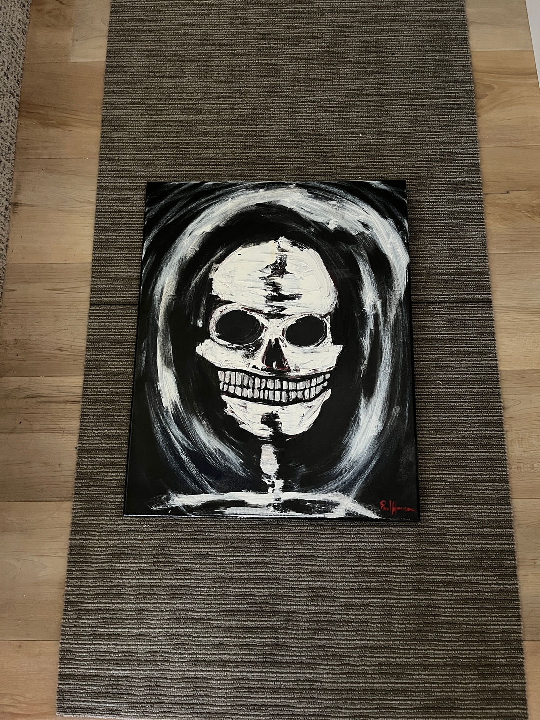 Original Skull Painting