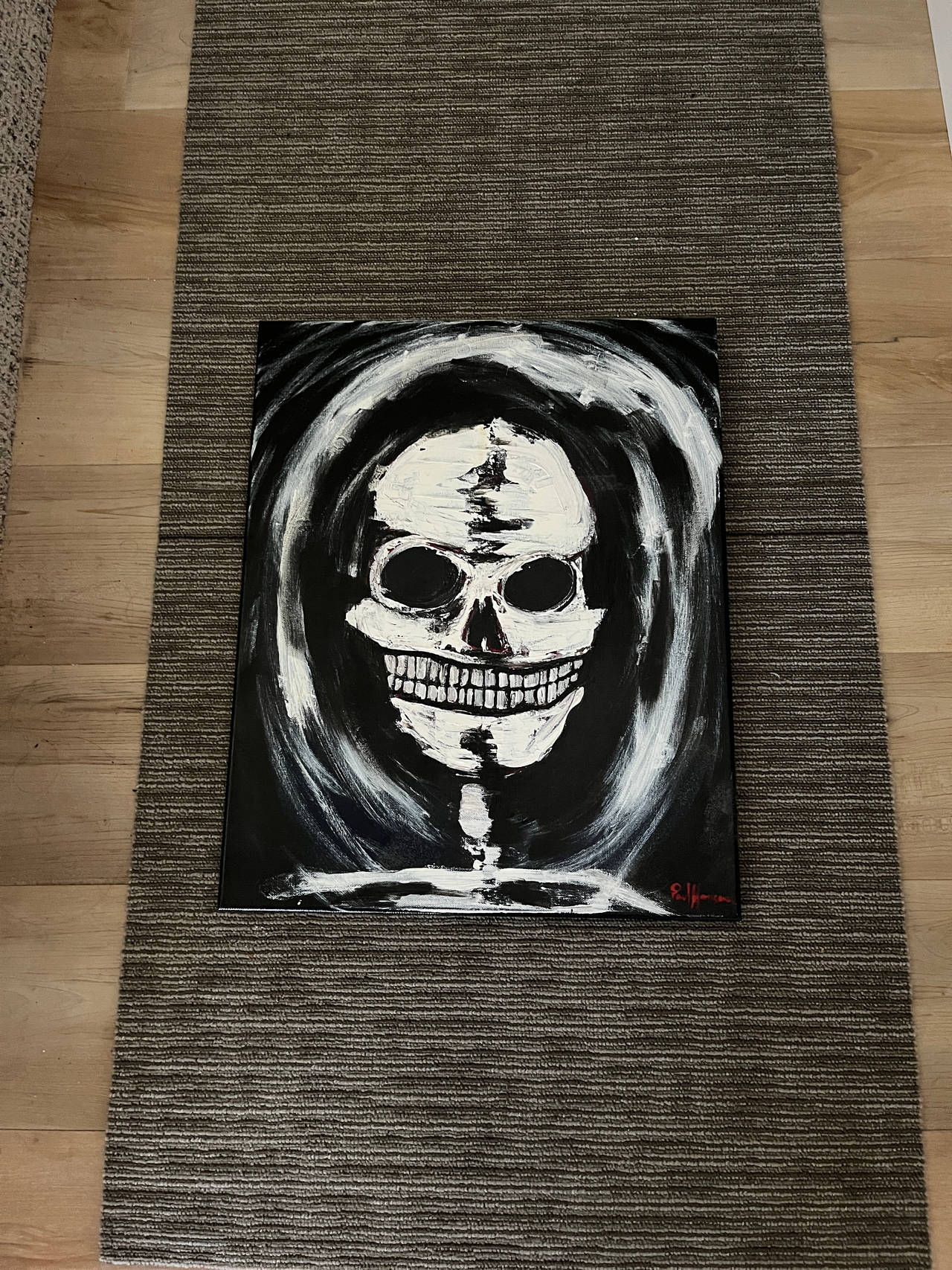 Original Skull Painting