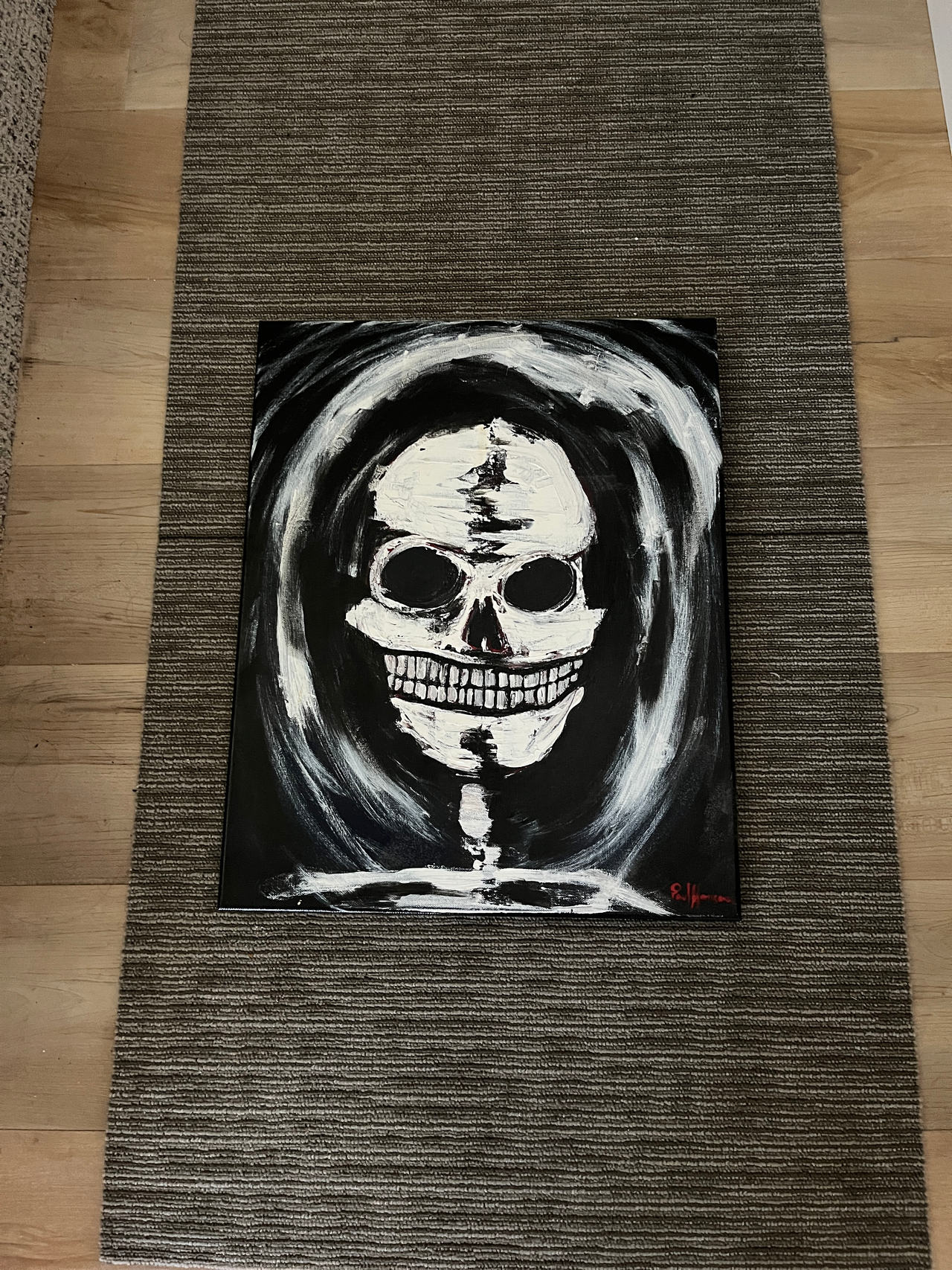 Original Skull Painting