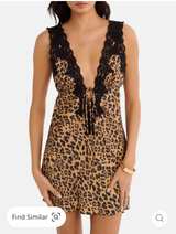 Rumored Venice Leopard Mini Dress - Image 1