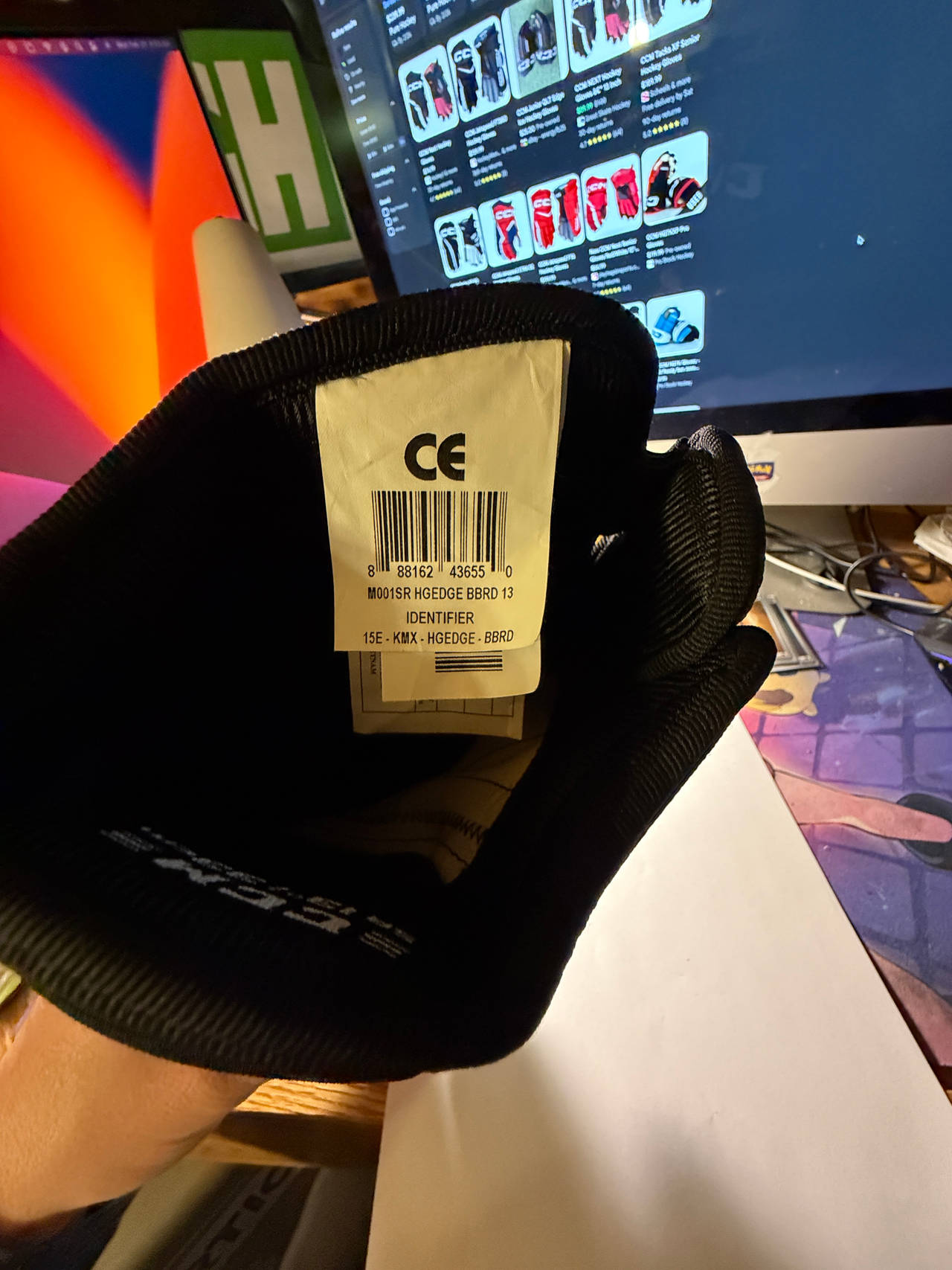 CCM HGEDGE BBRD 13*Size 13*Right hand only* Excellent Condition*Like New*