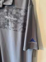 Budweiser Folds of Honor Grey Polo Shirt XXL - Image 3