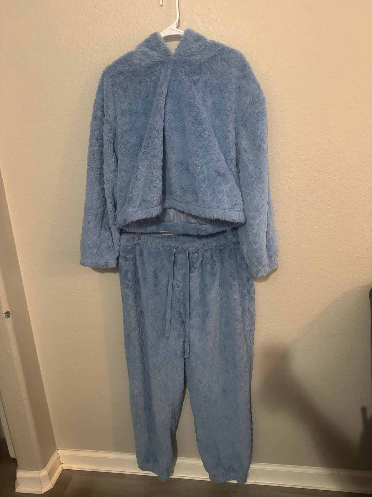 Women's Faux Fur 2-Piece Lounge Set