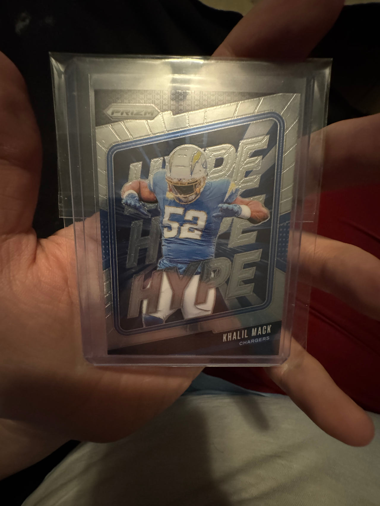 Khalil Mack Hype Prizm Football Card