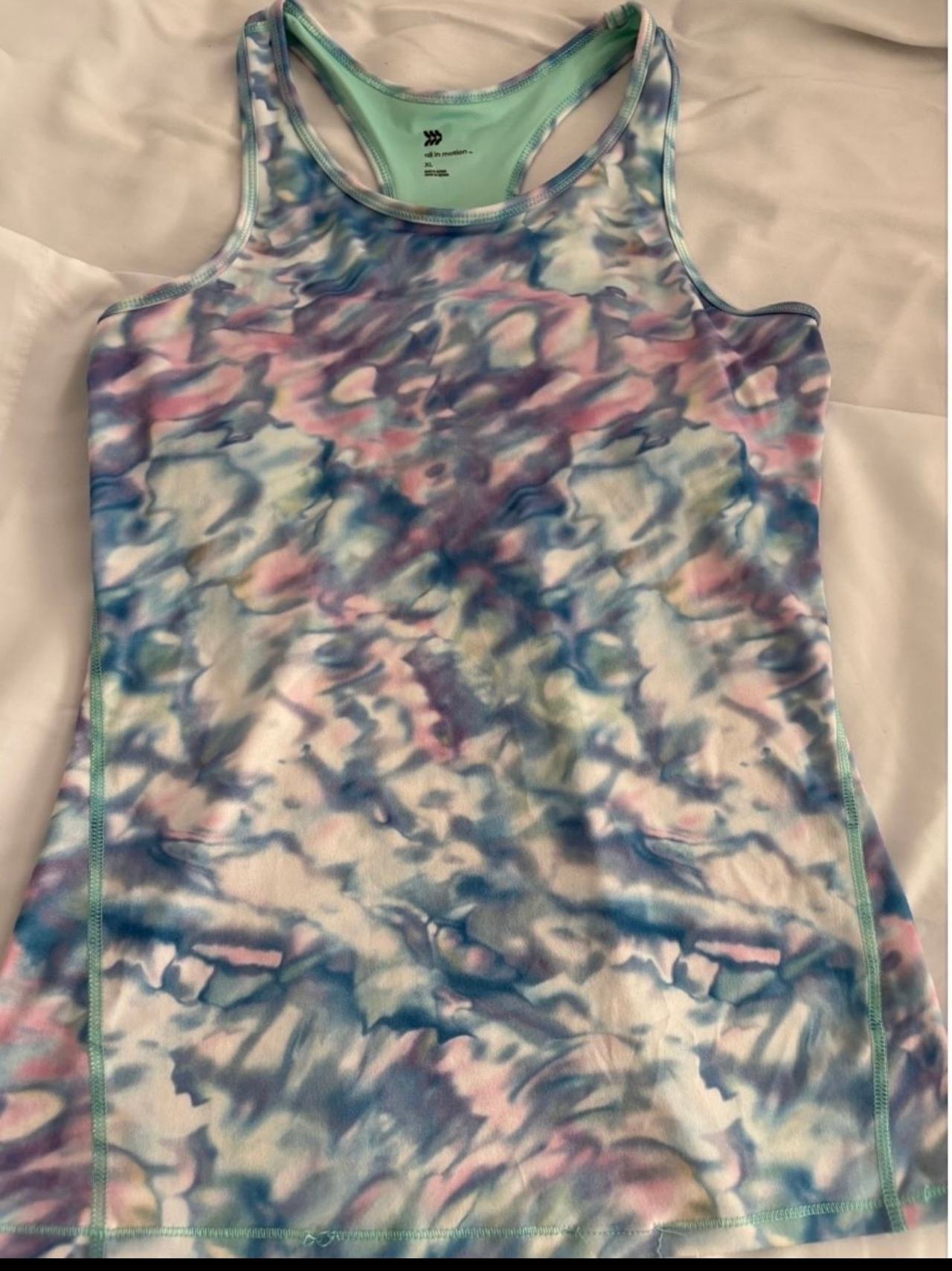 All in Motion Women's Tie-Dye Racerback Tank Top
