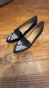 Avellini Leather Size 6 Loafer Pumps - Image 2