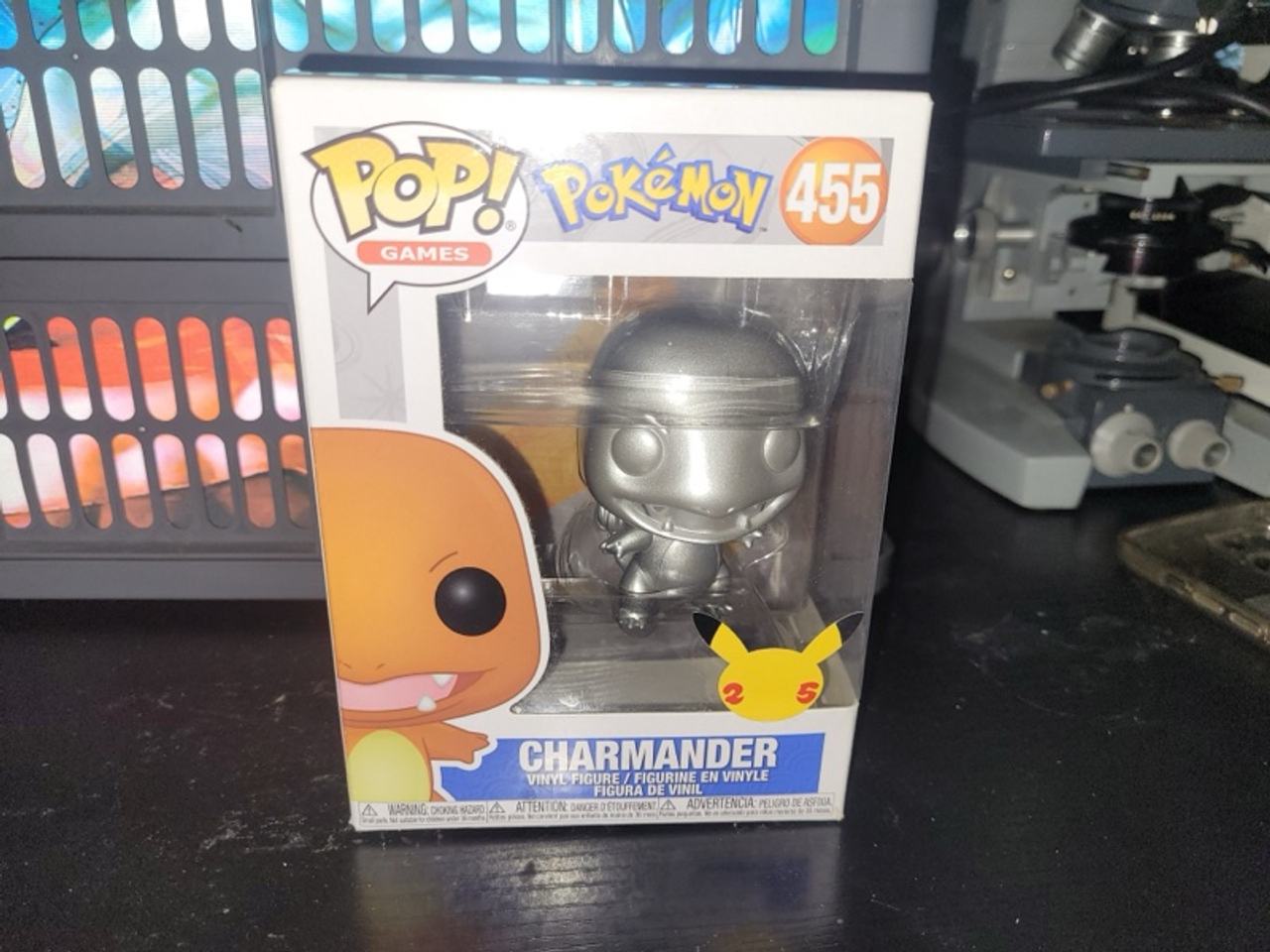 Funko Pop! Pokemon Charmander #455 Metallic Silver