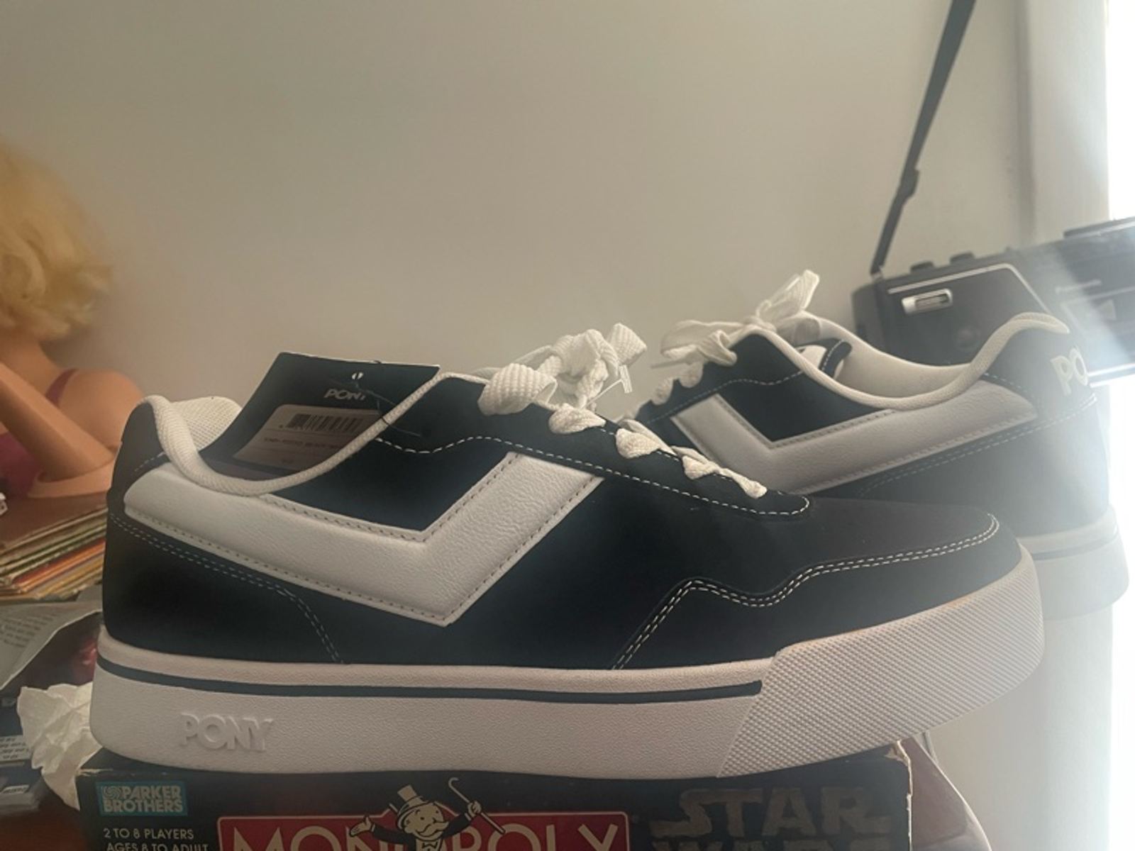 Pony Top Star Lo Core Sneakers Black/White