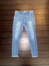Abercrombie & Fitch Women's Blue Jean Leggings High Rise 33 16/R Y2K Vintage - Image 5