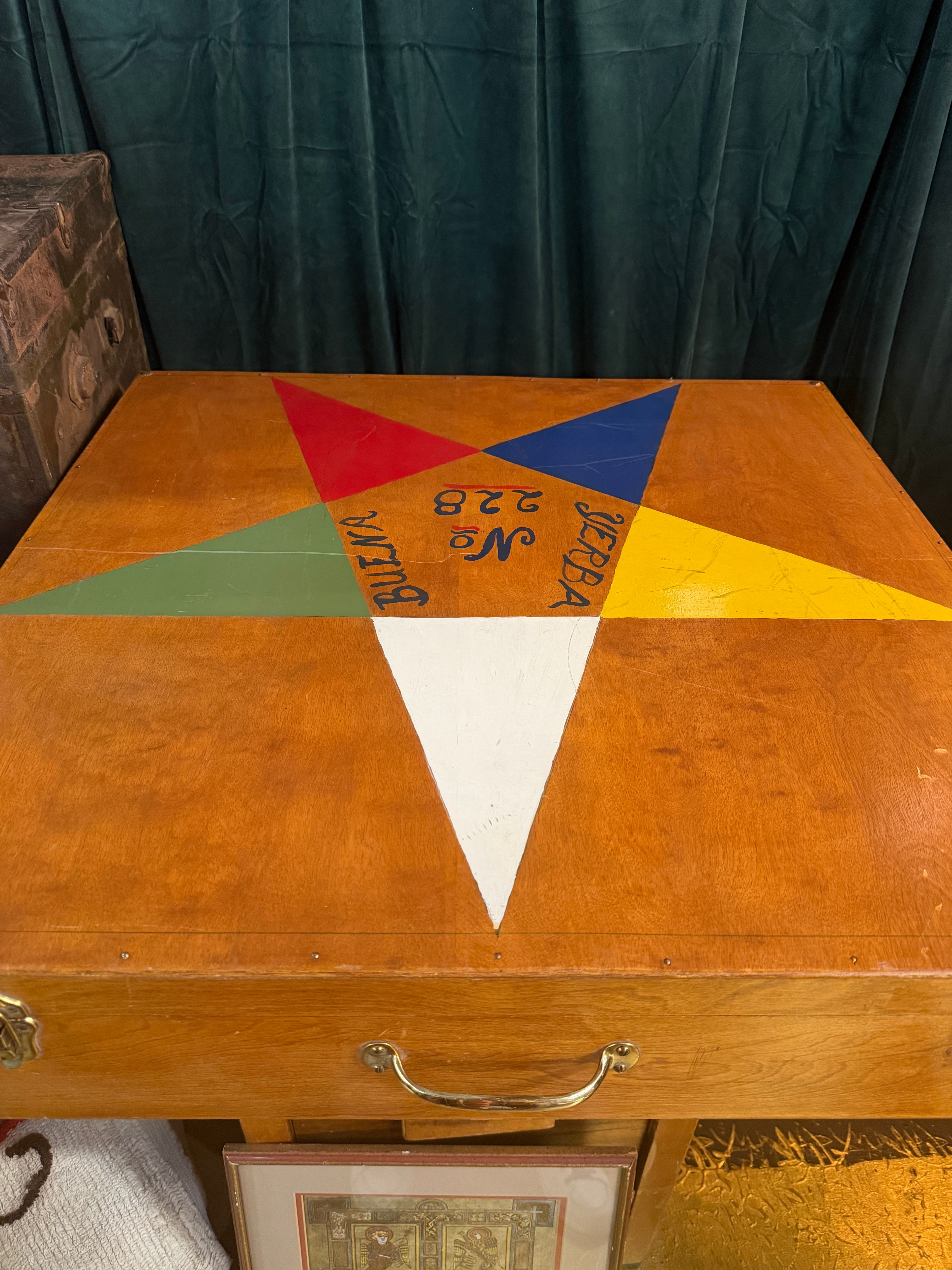 Order of the Eastern Star Lodge Wood Star & Carrying Case - Yerba Buena 1961 - Image 9