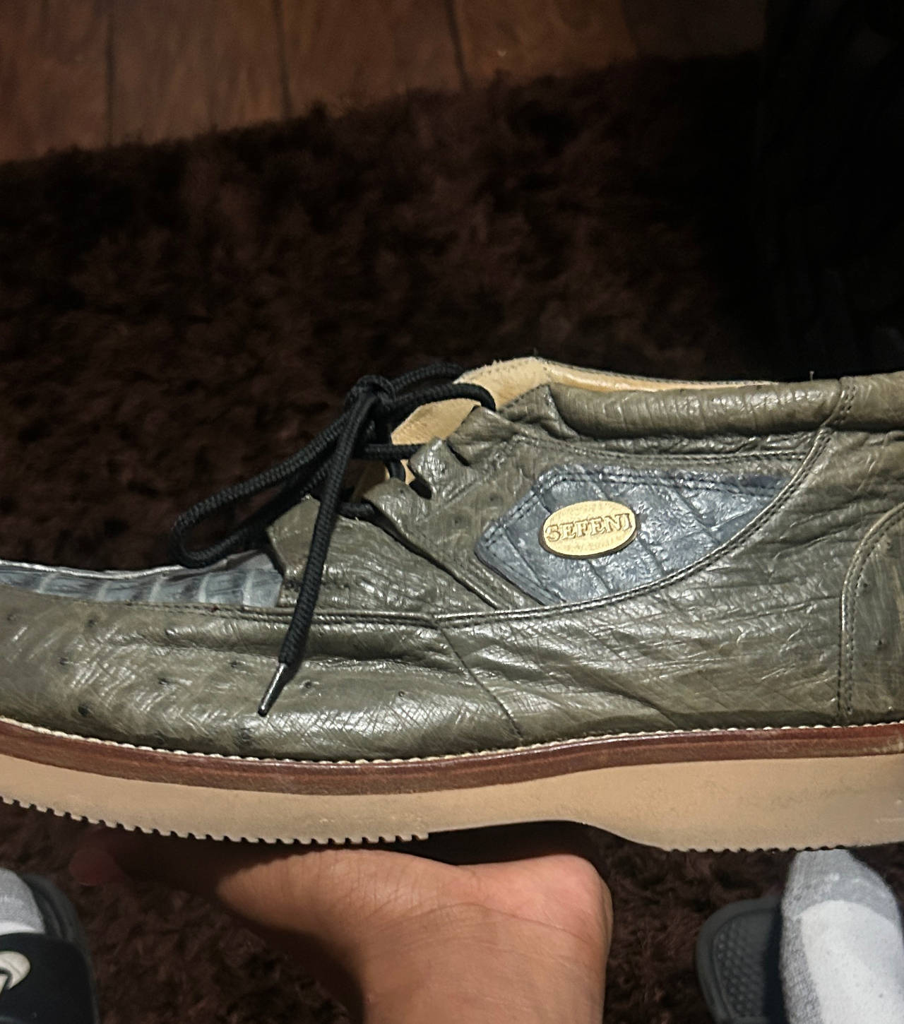 Seteni Exotic Leather Chukka Boots