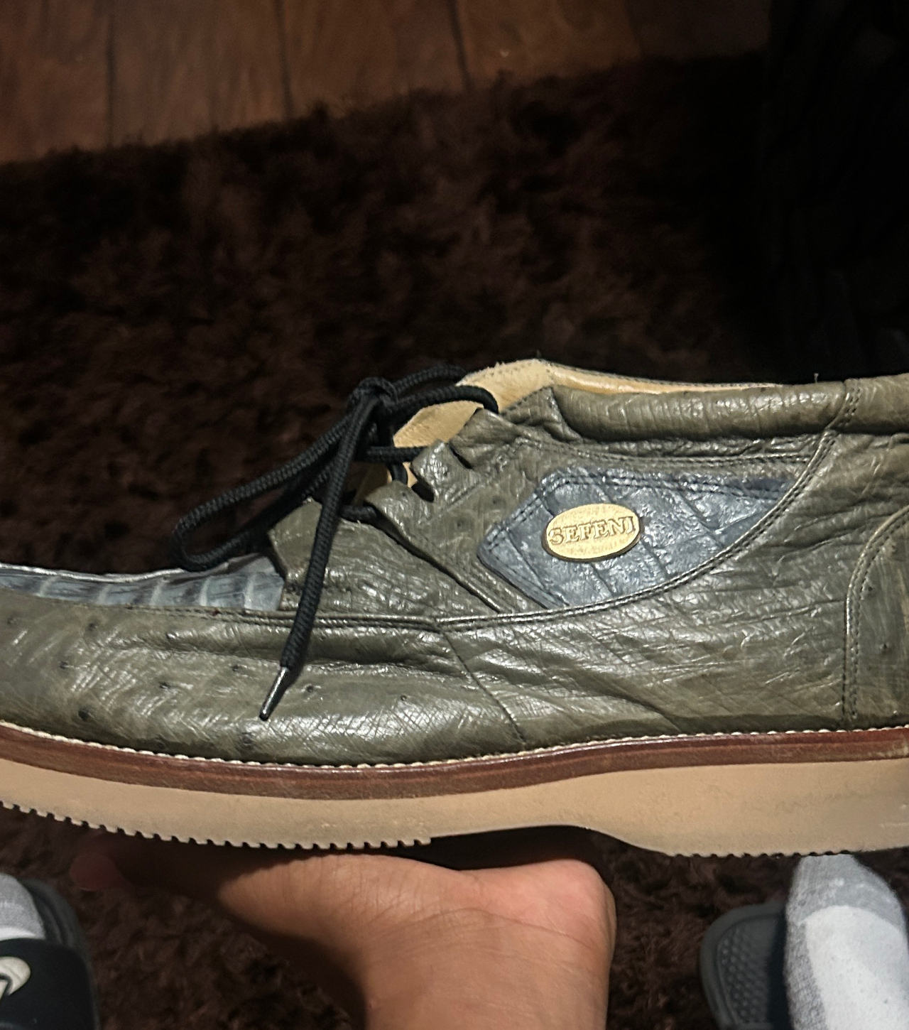 Seteni Exotic Leather Chukka Boots