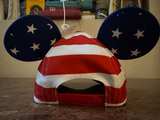 Disney Mickey Mouse Americana Stars and Stripes Ear Baseball Cap - Image 2