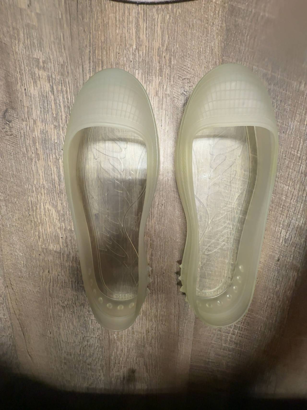 Christian Louboutin Clear Sneaker Cover Transparent