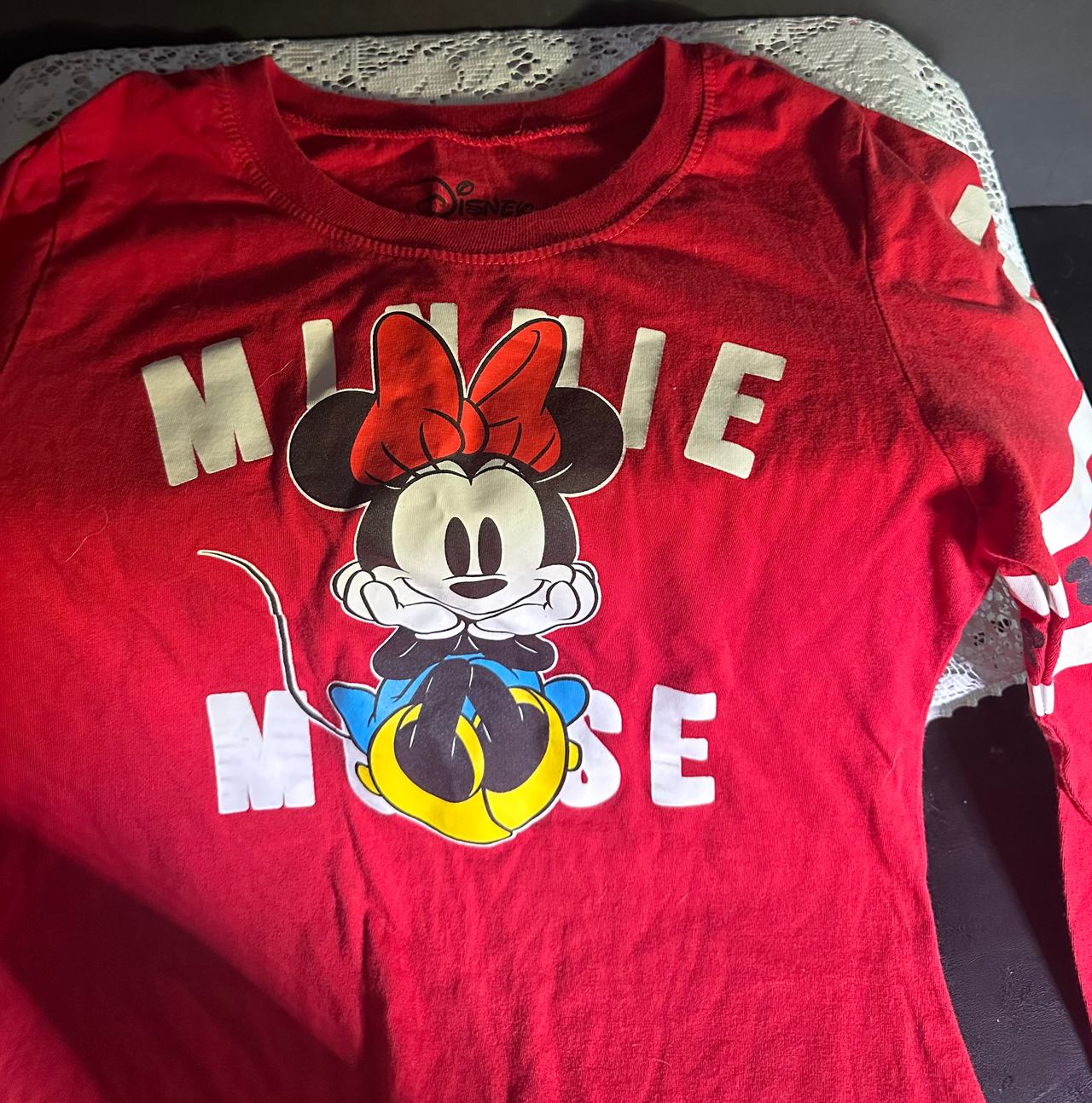 Disney Minnie Mouse Long Sleeve Graphic T-Shirt