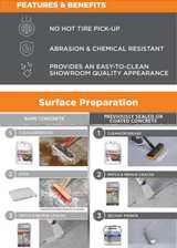 Rust-Oleum EpoxyShield 90 oz. Clear High-Gloss 2-Part Epoxy Interior Low VOC Premium Concrete Garage Floor Paint Top Coat Kit - Image 6