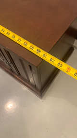 Wooden Media Console Cabinet - Image 7