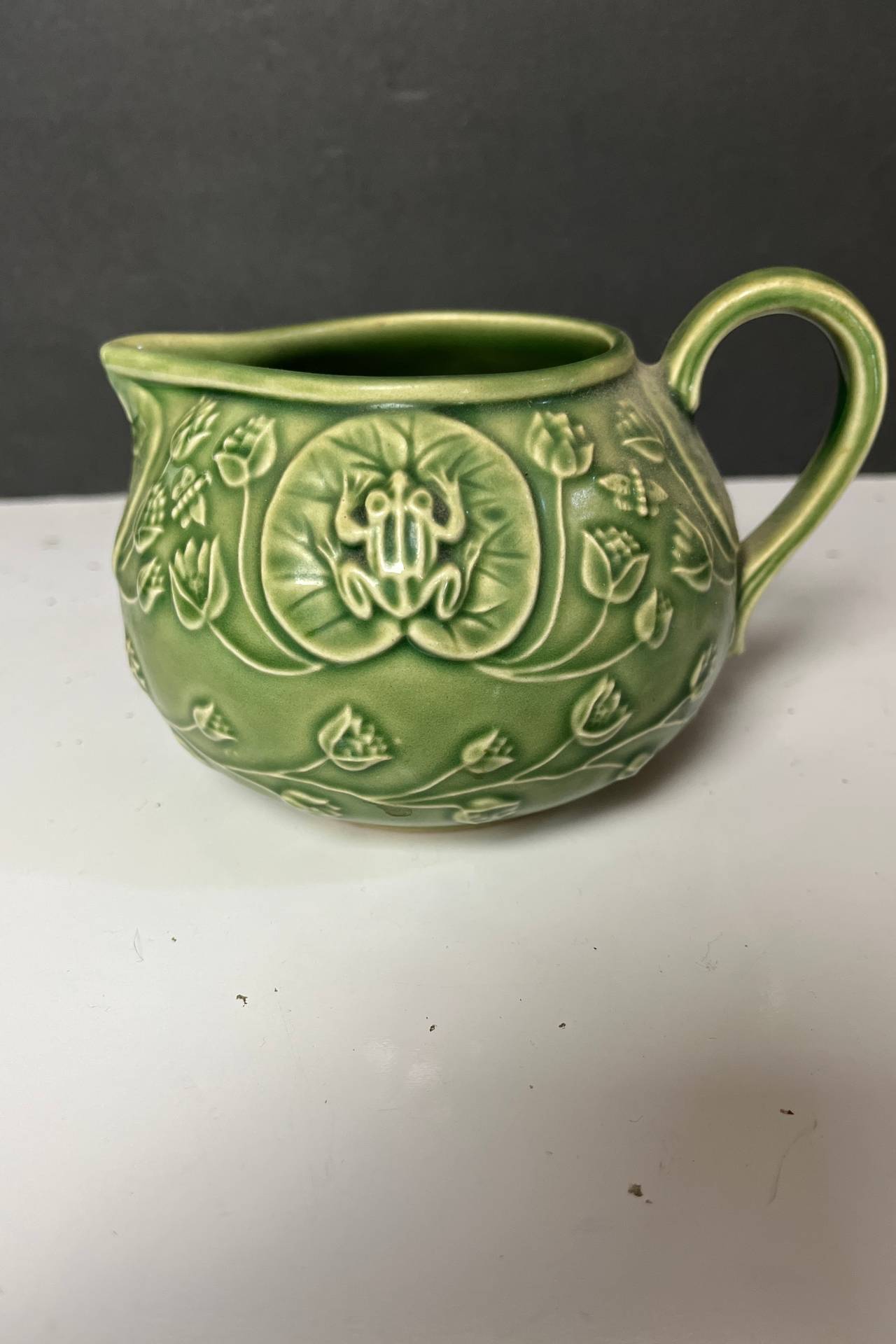 Bordallo Pinheiro Portugal Frog Creamer Pitcher