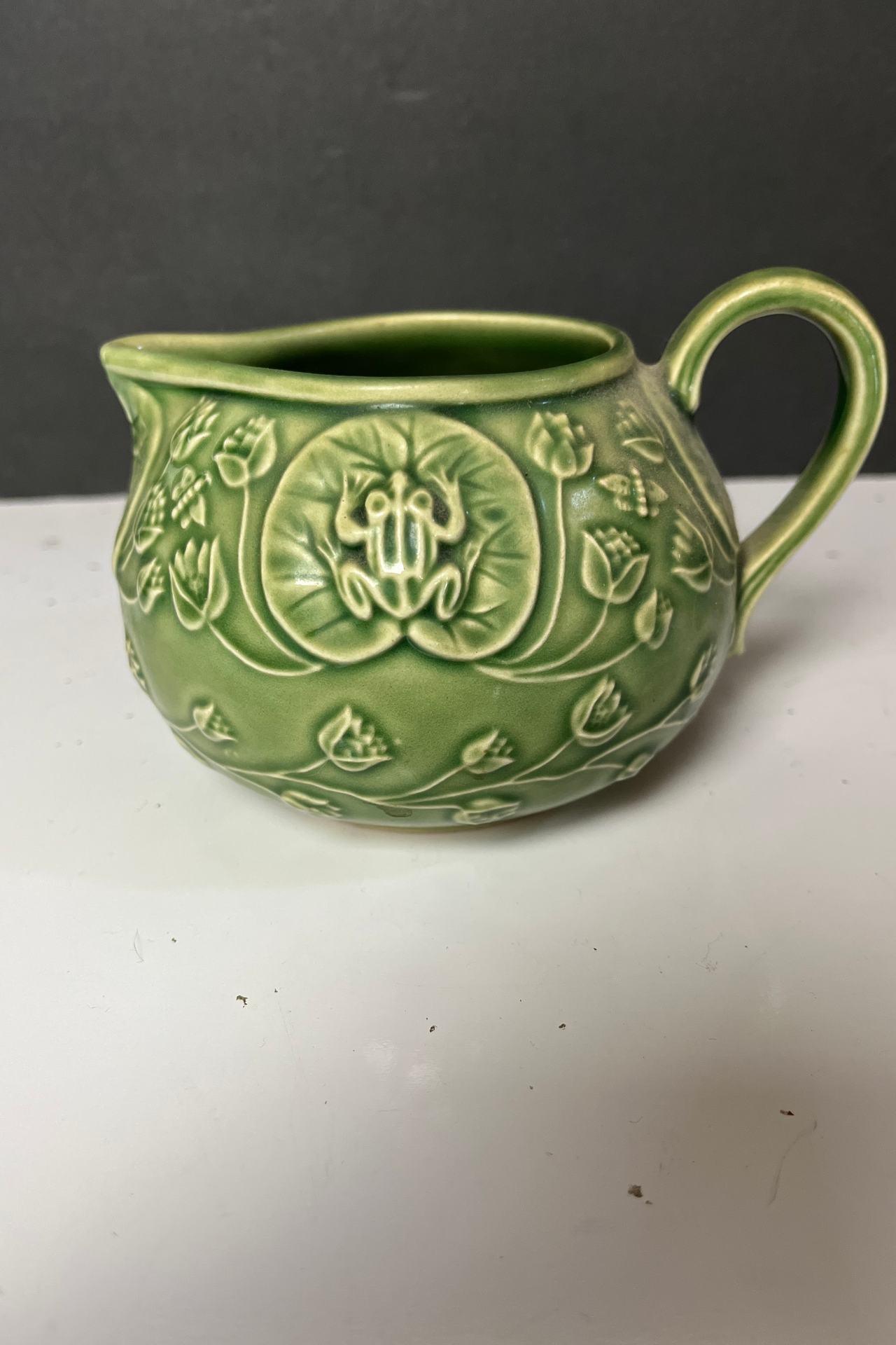 Bordallo Pinheiro Portugal Frog Creamer Pitcher