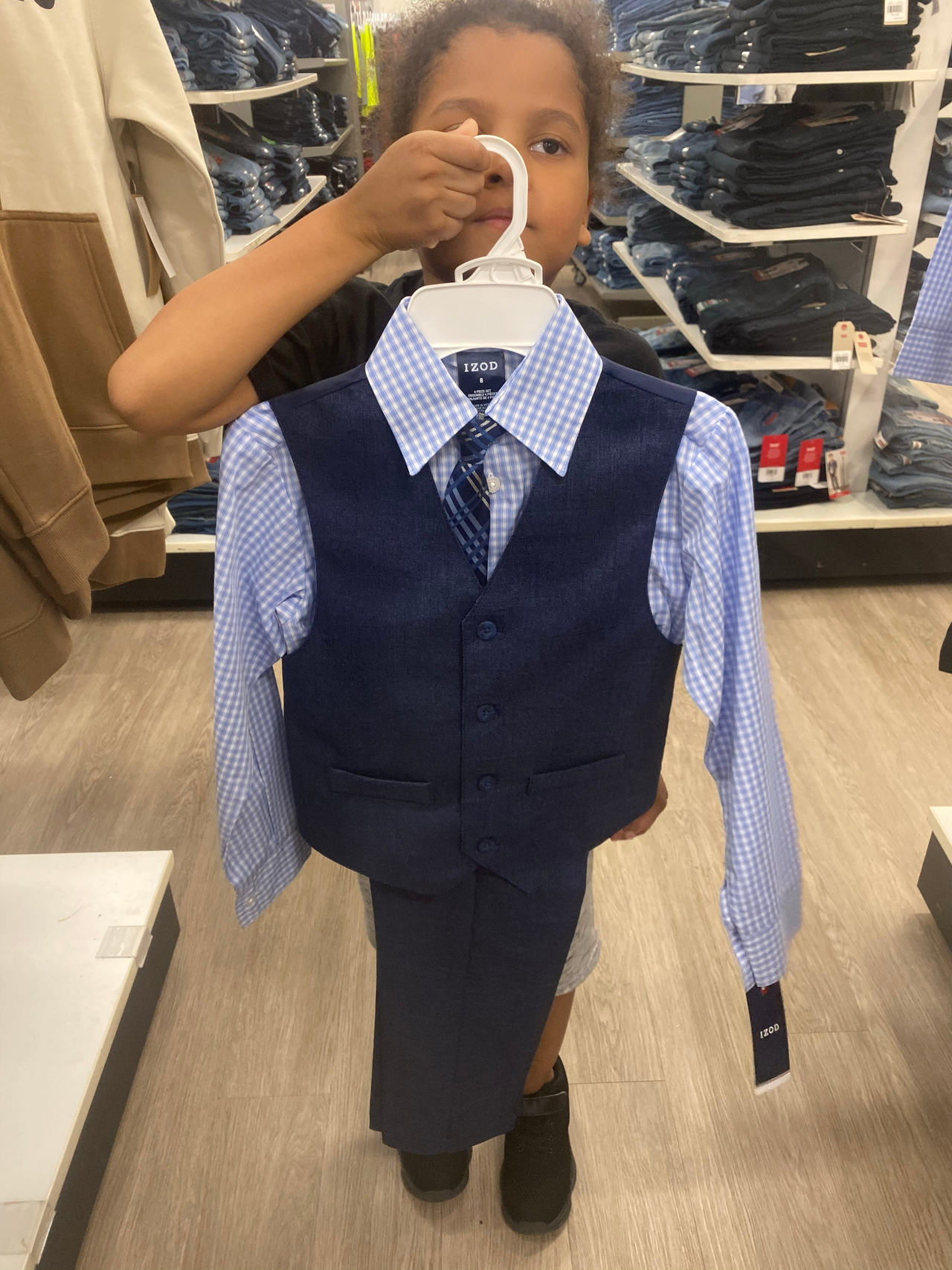 IZOD Boys' 4-Piece Suit Set