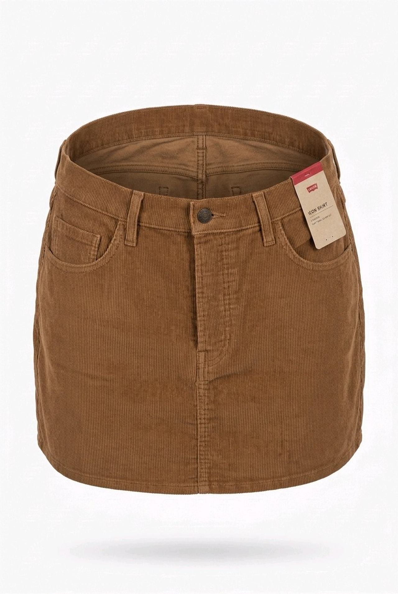 Levi's Corduroy Deconstructed Icon Skirt sz 33
